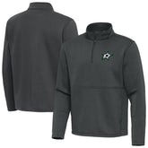 NHL Dallas Stars Antigua Twist Quarter-Zip Pullover Jacket - Silver