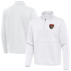 NHL Florida Panthers Antigua Twist Quarter-Zip Pullover Jacket - White