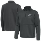 NHL Los Angeles Kings Antigua Twist Quarter-Zip Pullover Jacket - Silver