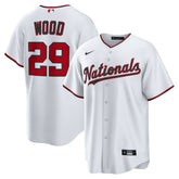 MLB James Wood Washington Nationals Nike Home Replica Jersey - White