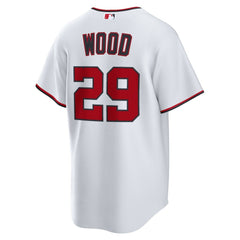 MLB James Wood Washington Nationals Nike Home Replica Jersey - White