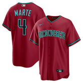 MLB Ketel Marte Arizona Diamondbacks Nike Alternate 2 Replica Jersey - Red