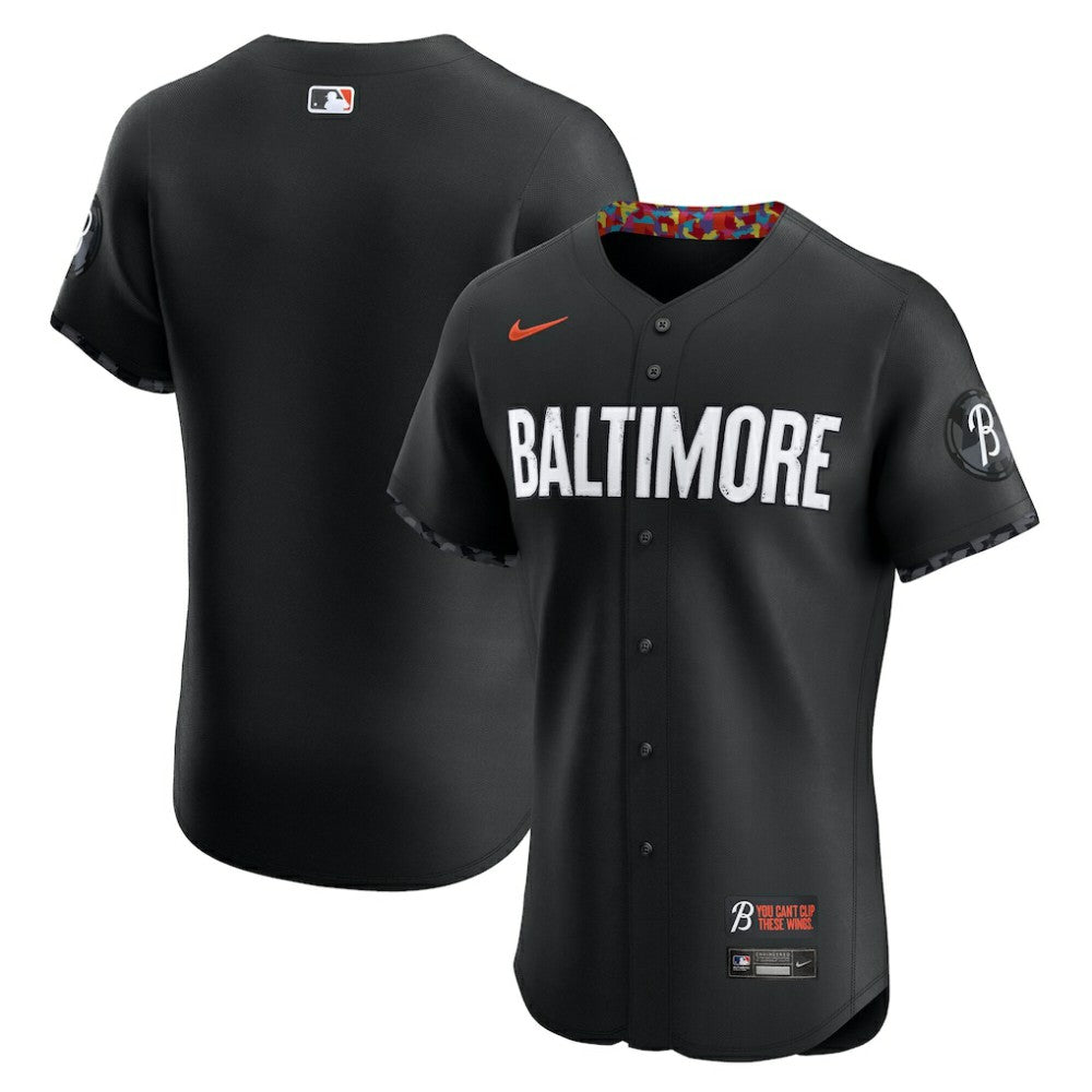 MLB Baltimore Orioles Nike City Connect Elite Jersey - Black