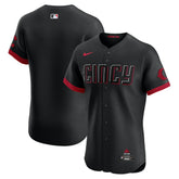 MLB Cincinnati Reds Nike City Connect Elite Jersey - Black