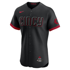 Cincinnati Reds Nike City Connect Elite Jersey - Black Jerseys