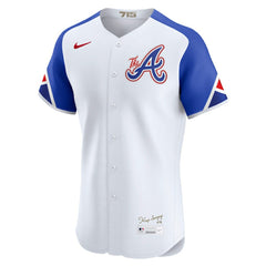 MLB Atlanta Braves Nike City Connect Elite Jersey - White