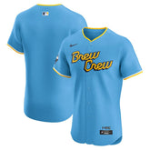 MLB Milwaukee Brewers Nike City Connect Elite Jersey - Powder Blue