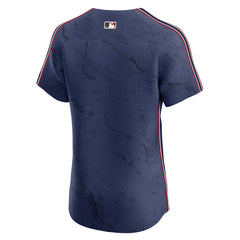 MLB Cleveland Guardians Nike City Connect Elite Jersey - Navy
