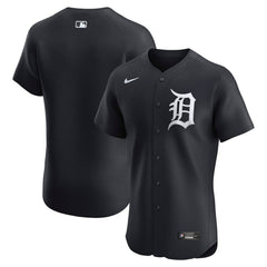 MLB Detroit Tigers Nike Alternate 2 Elite Jersey - Navy