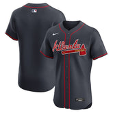 MLB Atlanta Braves Nike Alternate Elite Jersey - Navy