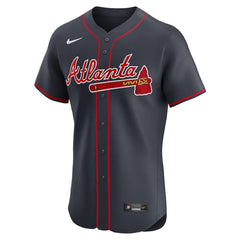 MLB Atlanta Braves Nike Alternate Elite Jersey - Navy