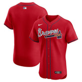MLB Atlanta Braves Nike Alternate Elite Jersey - Red