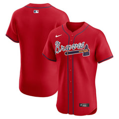 MLB Atlanta Braves Nike Alternate Elite Jersey - Red