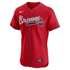 MLB Atlanta Braves Nike Alternate Elite Jersey - Red
