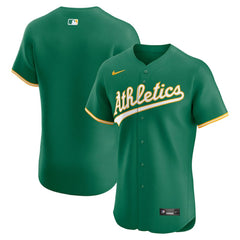 MLB Athletics Nike Alternate Elite Jersey - Kelly Green