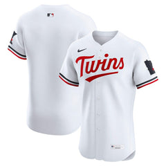 MLB Minnesota Twins Nike Home Elite Jersey - White