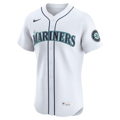 Seattle Mariners Nike Home Elite Jersey - White Jerseys