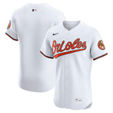 MLB Baltimore Orioles Nike Home Elite Jersey - White