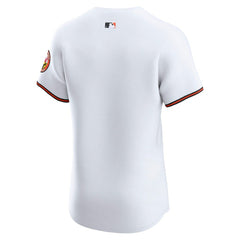 MLB Baltimore Orioles Nike Home Elite Jersey - White