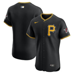 MLB Pittsburgh Pirates Nike Alternate Elite Jersey - Black