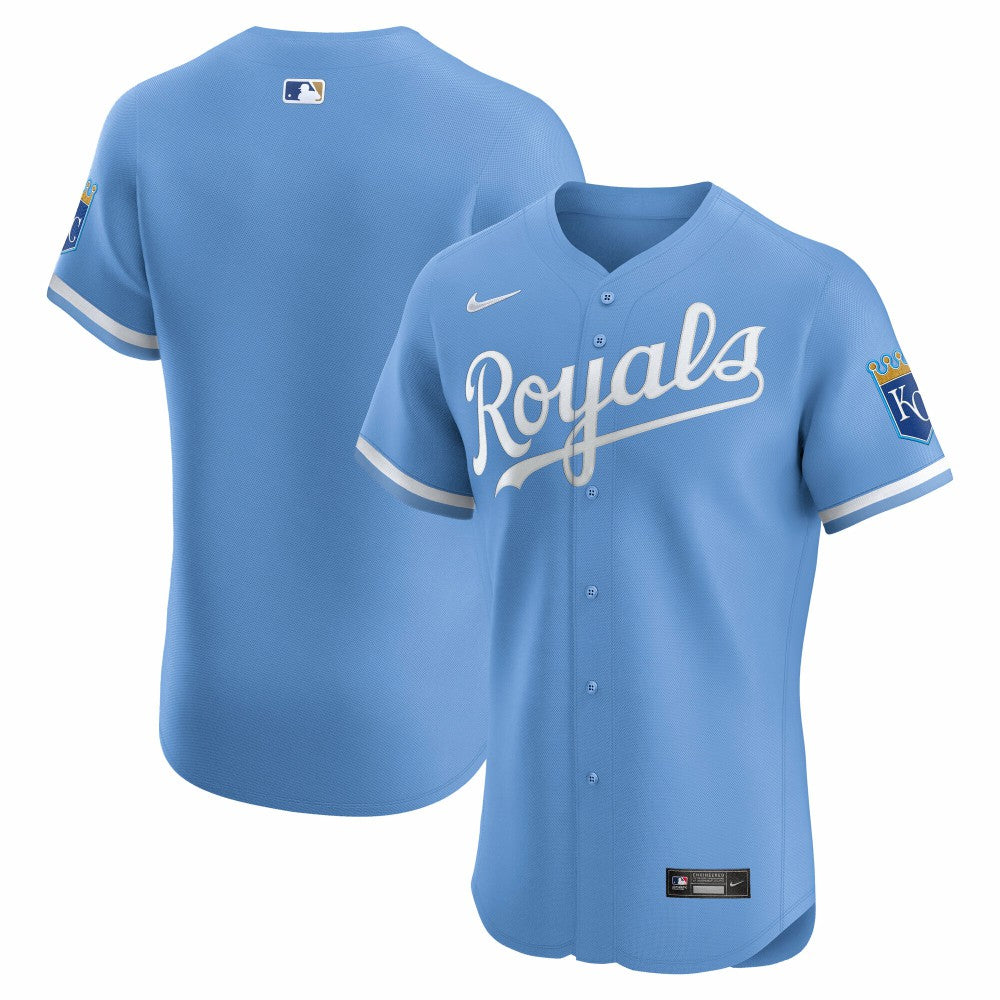 MLB Kansas City Royals Nike Alternate Elite Jersey - Light Blue
