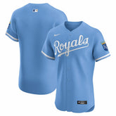 MLB Kansas City Royals Nike Alternate Elite Jersey - Light Blue