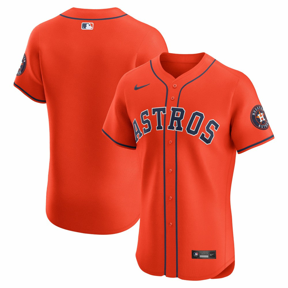 MLB Houston Astros Nike Alternate Elite Jersey - Orange