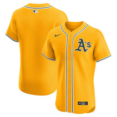 MLB Athletics Nike Alternate 2 Elite Jersey - Gold
