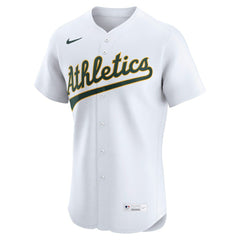 MLB Athletics Nike Home Elite Jersey - White