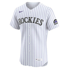 MLB Colorado Rockies Nike Home Elite Jersey - White