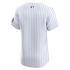 MLB Colorado Rockies Nike Home Elite Jersey - White