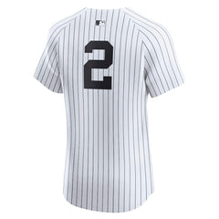 MLB Derek Jeter New York Yankees Nike Home Elite Player Jersey - White