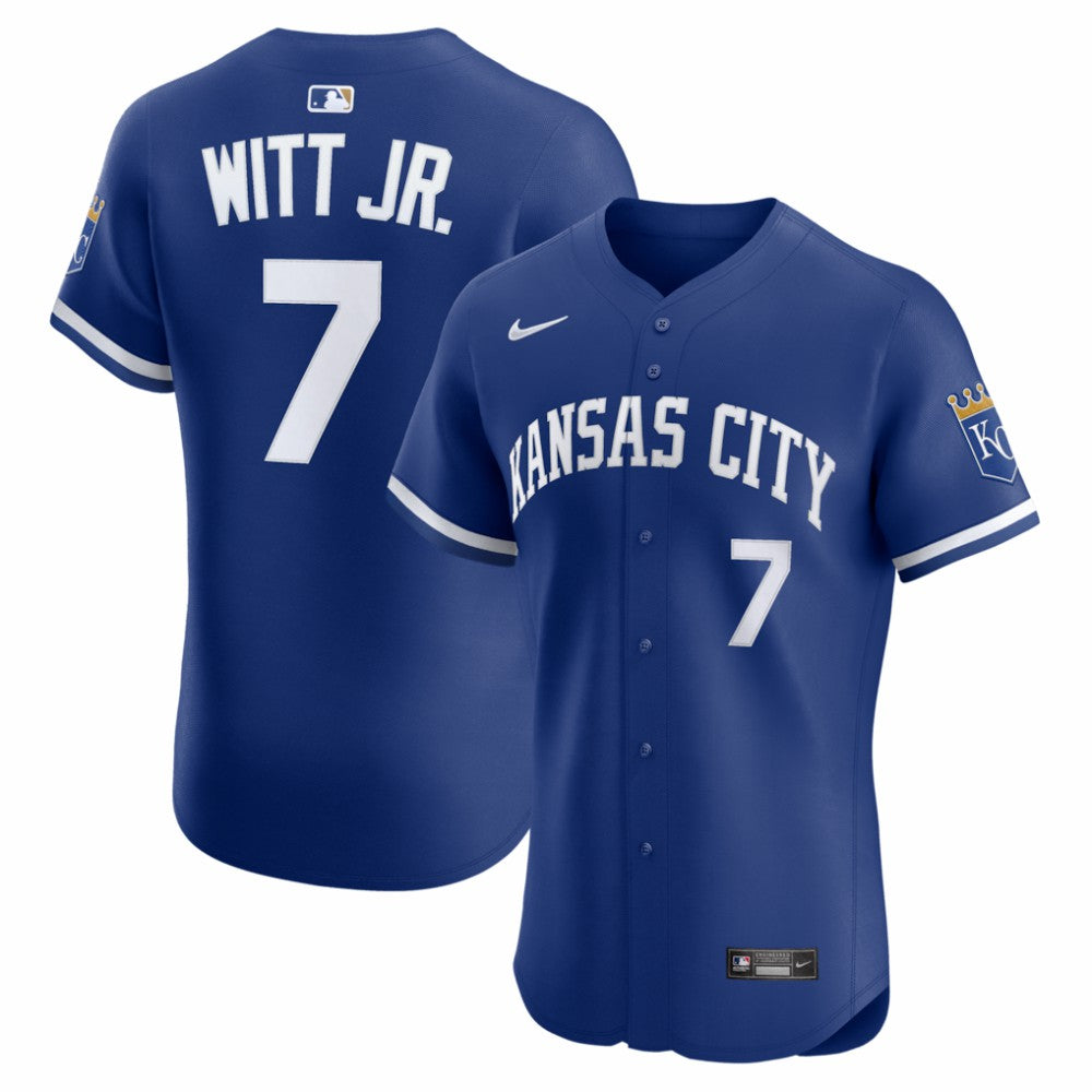 MLB Bobby Witt Jr. Kansas City Royals Nike Alternate 2 Elite Player Jersey - Royal