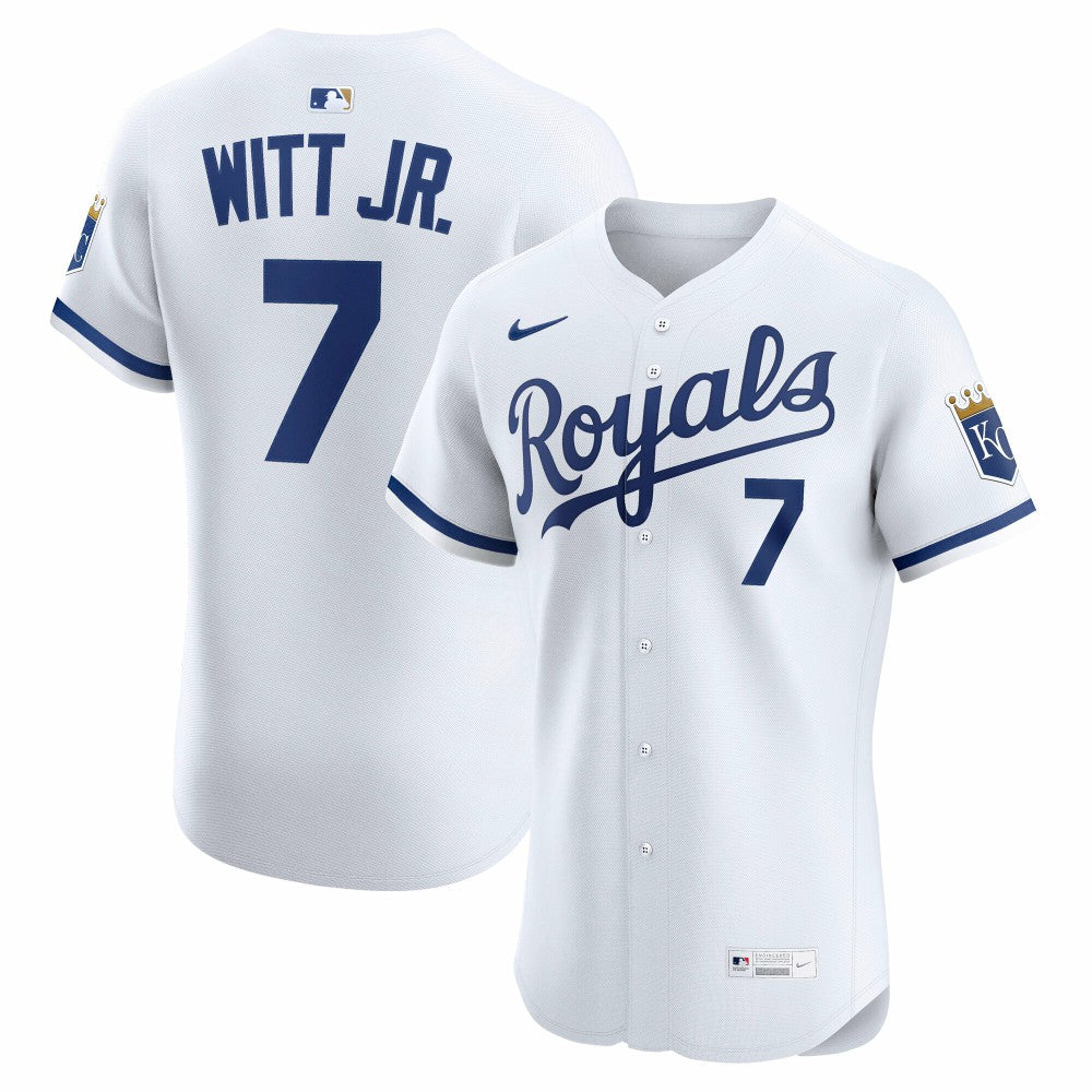 MLB Bobby Witt Jr. Kansas City Royals Nike Home ElitePlayer Jersey - White