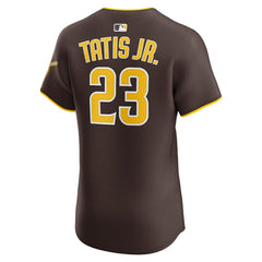 MLB Fernando Tatis Jr. San Diego Padres Nike Road Elite Jersey - Brown