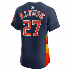 MLB Jose Altuve Houston Astros Nike Alternate 2 Elite Player Jersey - Navy