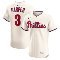 MLB Bryce Harper Philadelphia Phillies Nike Alternate 2 Elite Jersey - Cream