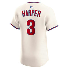 MLB Bryce Harper Philadelphia Phillies Nike Alternate 2 Elite Jersey - Cream