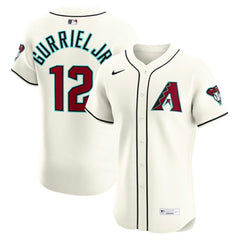 MLB Lourdes Gurriel Jr. Arizona Diamondbacks Nike Home Elite Jersey - Cream