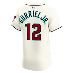 MLB Lourdes Gurriel Jr. Arizona Diamondbacks Nike Home Elite Jersey - Cream