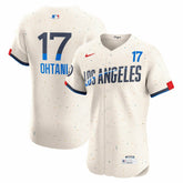 MLB Shohei Ohtani Los Angeles Dodgers Nike City Connect Elite Jersey - Cream