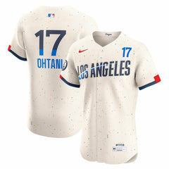 MLB Shohei Ohtani Los Angeles Dodgers Nike City Connect Elite Jersey - Cream