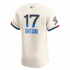 MLB Shohei Ohtani Los Angeles Dodgers Nike City Connect Elite Jersey - Cream