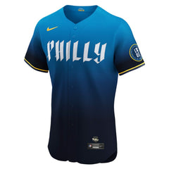 MLB Bryce Harper Philadelphia Phillies Nike City Connect Elite Jersey - Navy
