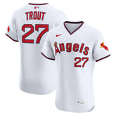 MLB Mike Trout Los Angeles Angels Nike Alternate 2 Elite Jersey - White