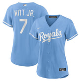 MLB Bobby Witt Jr. Kansas City Royals Nike Women's Alternate Replica Player Jersey - Light Blue