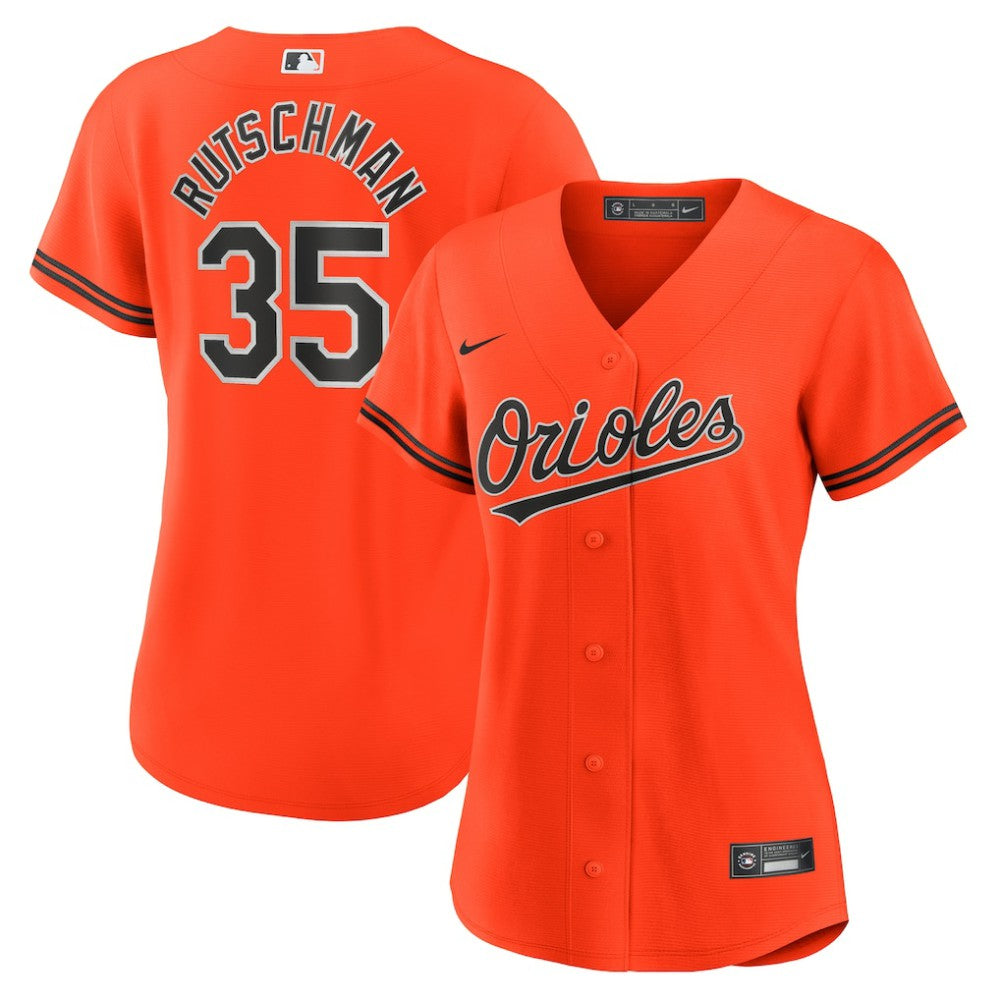 MLB Adley Rutschman Baltimore Orioles Nike Women's Alternate Replica Player Jersey - Orange