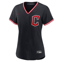 MLB Cleveland Guardians Nike Women's Alternate Replica Jersey - Navy