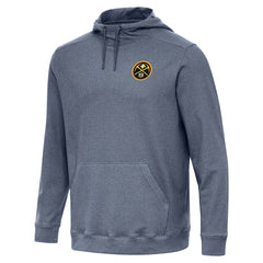 Denver Nuggets Antigua Cloud Pullover Hoodie Heather Navy