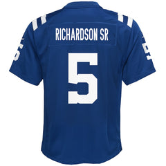 NFL Anthony Richardson Sr. Indianapolis Colts Youth Game Jersey - Royal